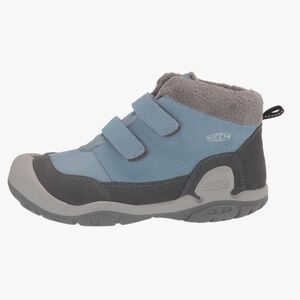 Kid's KEEN Unisex Knotch Chukka DS Mid Height Insulated Boots Size 5 - Blue Gray